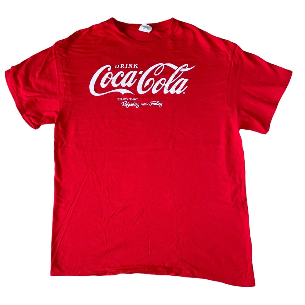 Coca Cola Red Short Sleeve T-Shirt Soda Tee
